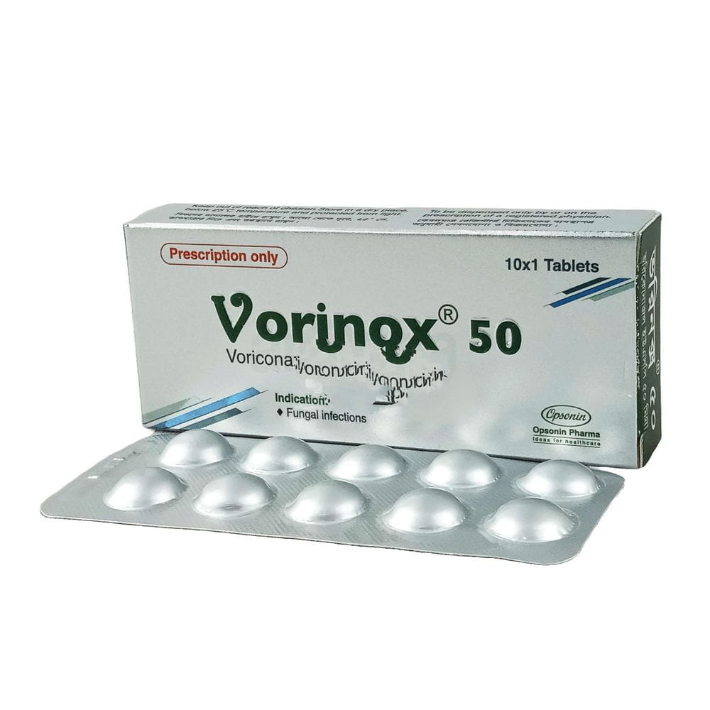 Tablet Vorinox 50mg (10pcs)